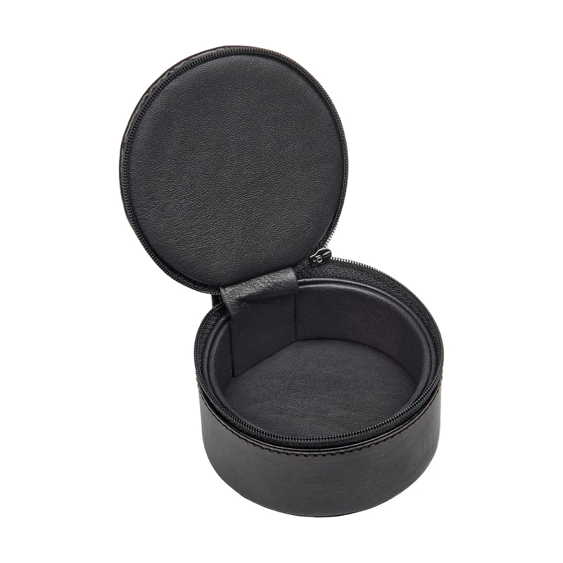 Schmuckbox Betsy black exclusive / schwarz (Leder)