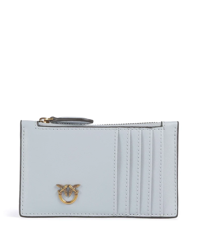 Pinko Airone Kreditkartenetui azzurro celeste/antique gold