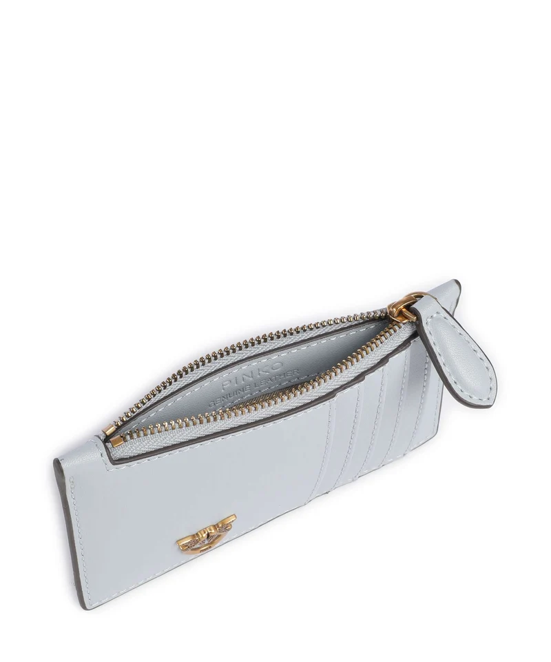 Pinko Airone Kreditkartenetui azzurro celeste/antique gold