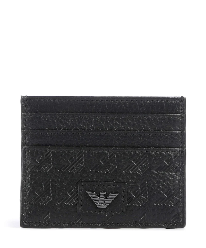 Emporio Armani New Minorca Kreditkartenetui black beauty