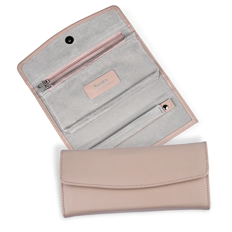 Schmuckrolle pastello / rosé (Leder)