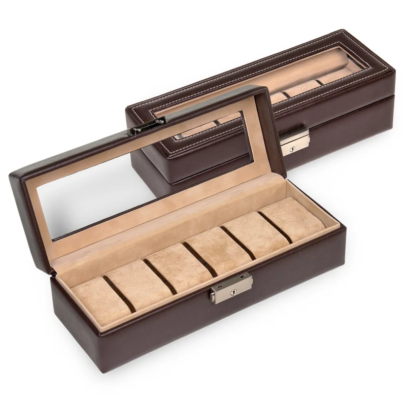 Uhrenetui für 6 Uhren new classic / mocca
