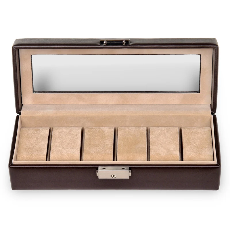 Uhrenetui für 6 Uhren new classic / mocca