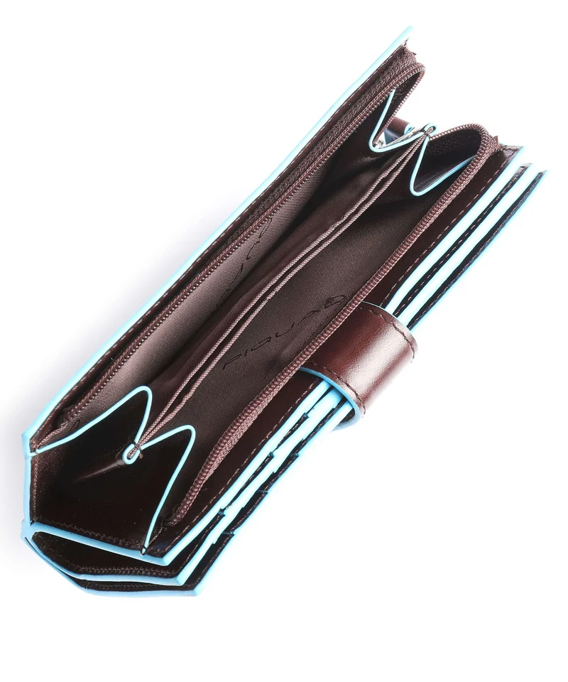 Piquadro Blue Square Kreditkartenetui mahogany