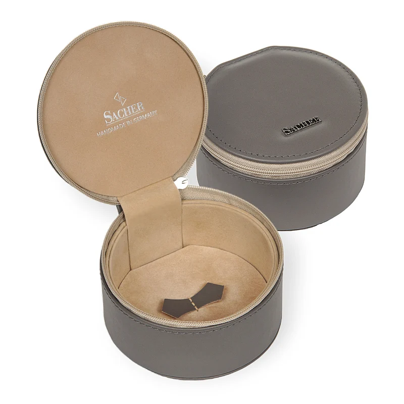 Schmuckbox Betsy fleur venice / grau (Leder)