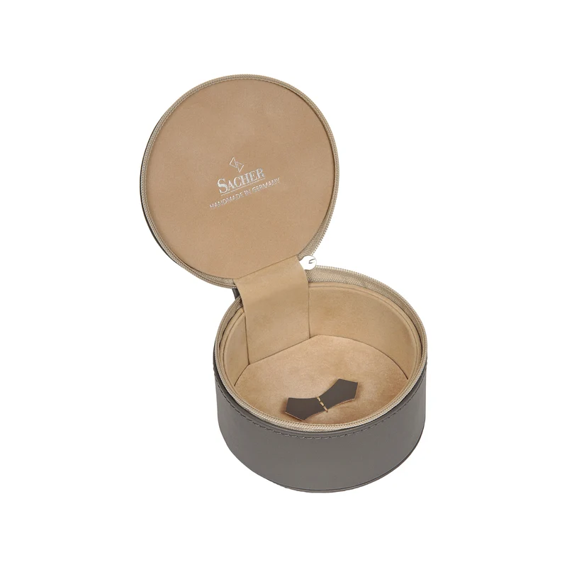 Schmuckbox Betsy fleur venice / grau (Leder)
