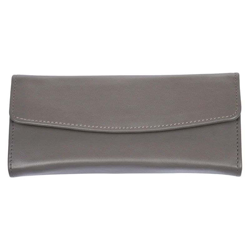 Schmuckrolle fleur venice / grau (Leder)