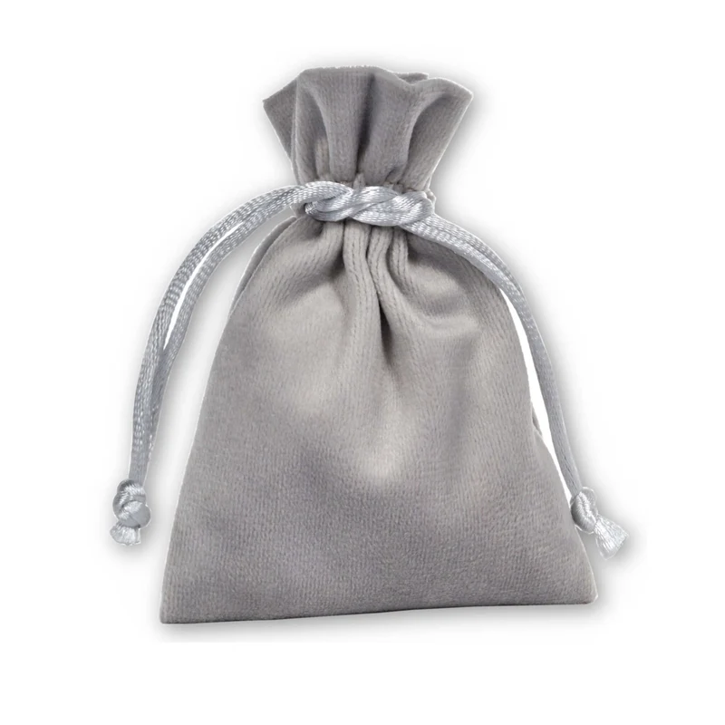 Schmuckbeutel 3 Stück accessoirs / grau