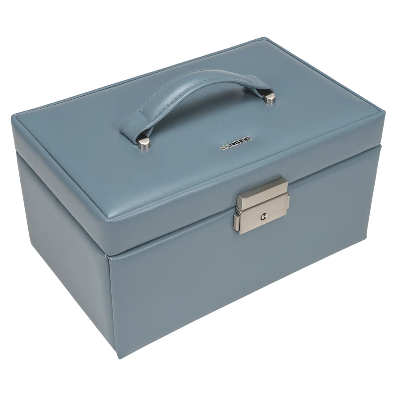 Schmuckkasten Elly pastello / hellblau (Leder)