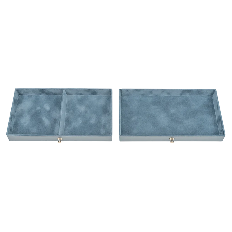 Schmuckkasten Elly pastello / hellblau (Leder)