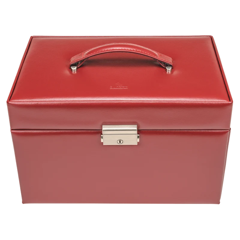Schmuckkasten Lena amadora / rot (Leder)