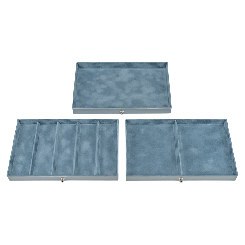 Schmuckkasten Lena pastello / hellblau (Leder)