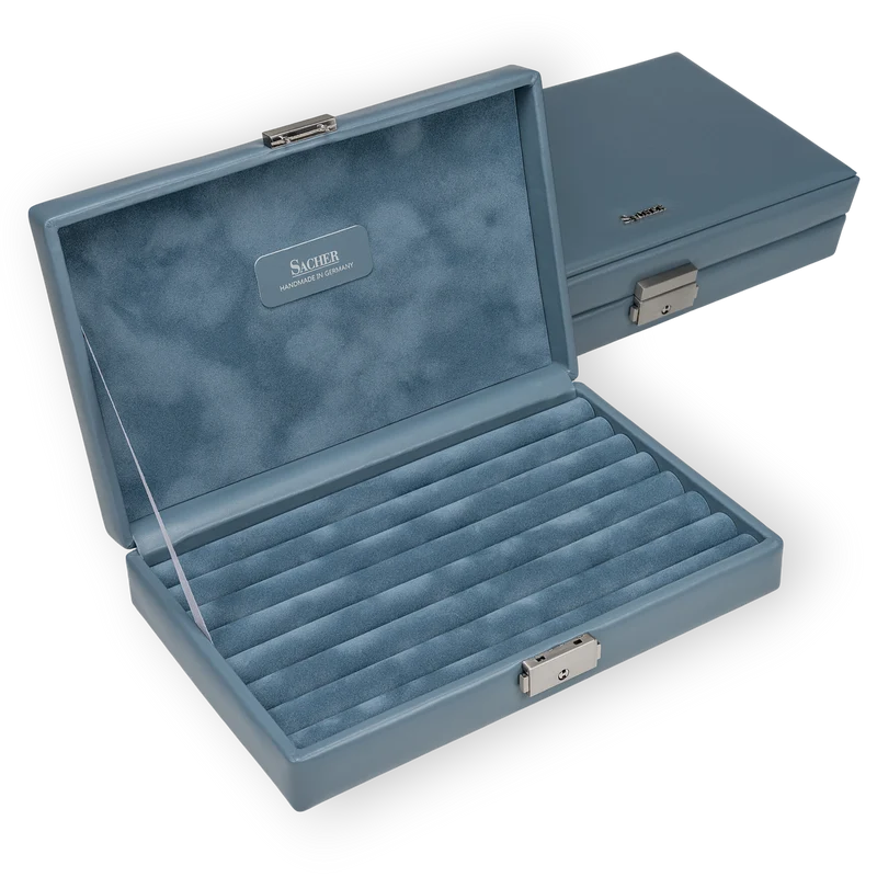 Ringetui pastello / hellblau (Leder)