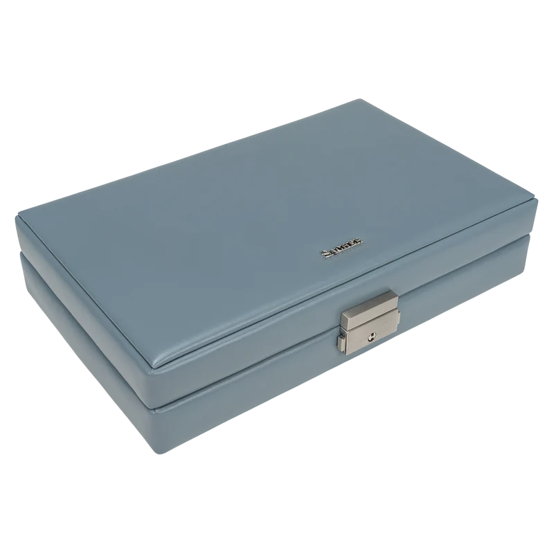 Ringetui pastello / hellblau (Leder)