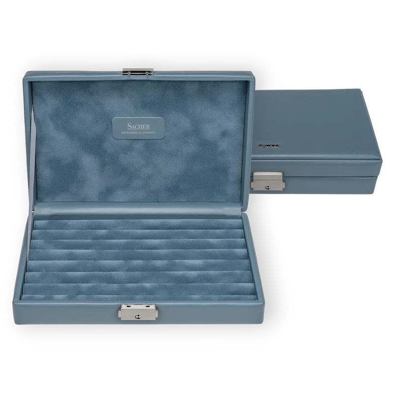 Ringetui pastello / hellblau (Leder)