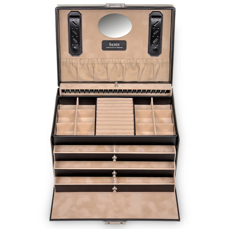 Schmuckkasten Jasmin new classic / schwarz