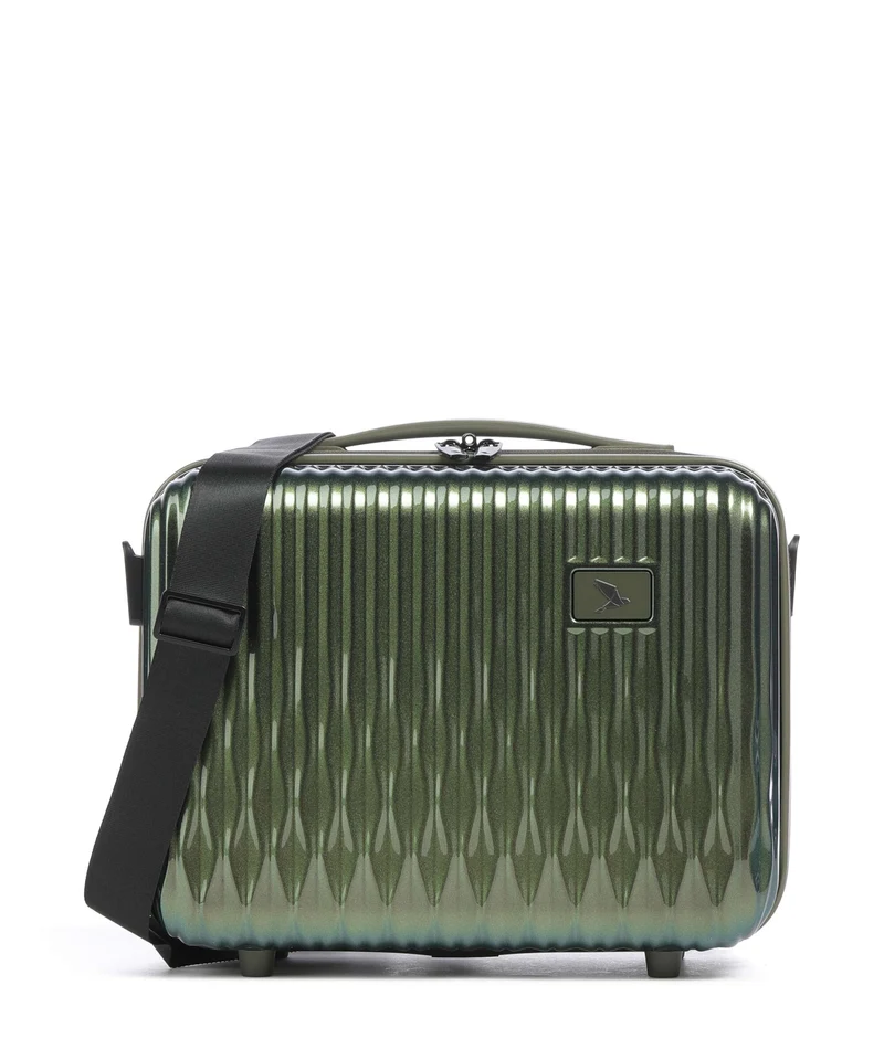 Pack Easy Flow Kosmetikkoffer bronze green
