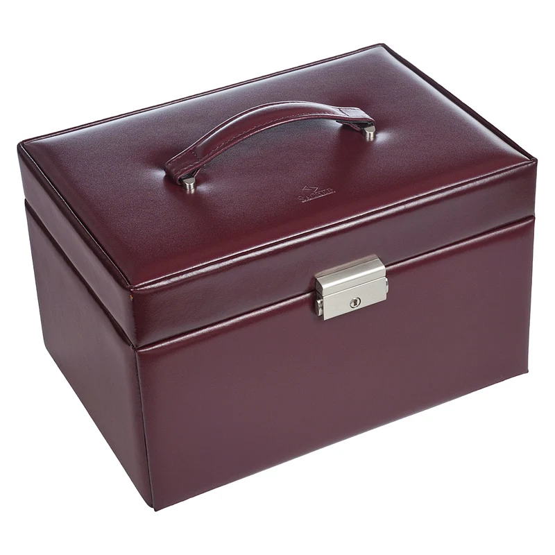 Schmuckkasten Katja new classic / bordeaux (Leder)