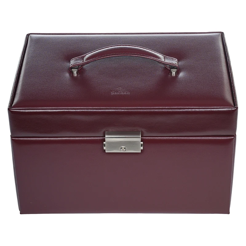 Schmuckkasten Katja new classic / bordeaux (Leder)