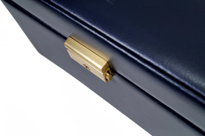 Schmuckkasten Lena acuro / navy (Leder)