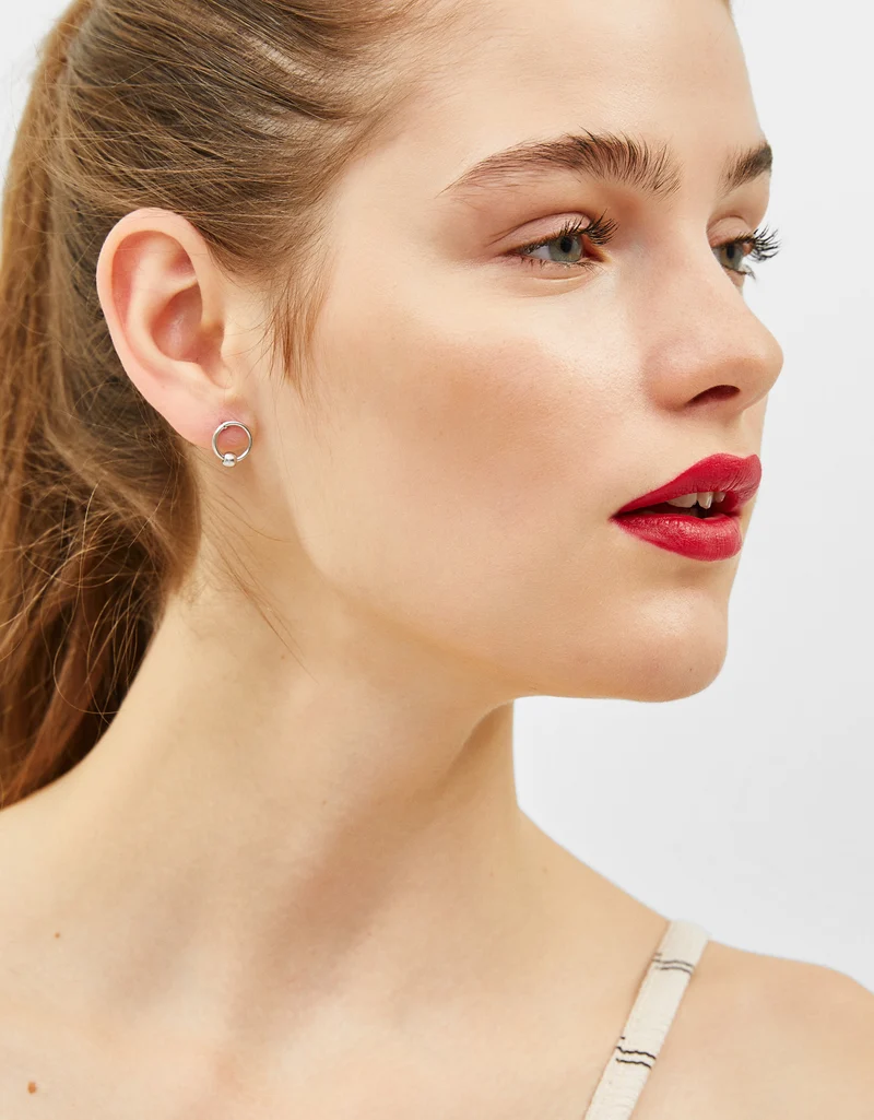 Set of minimalist earrings