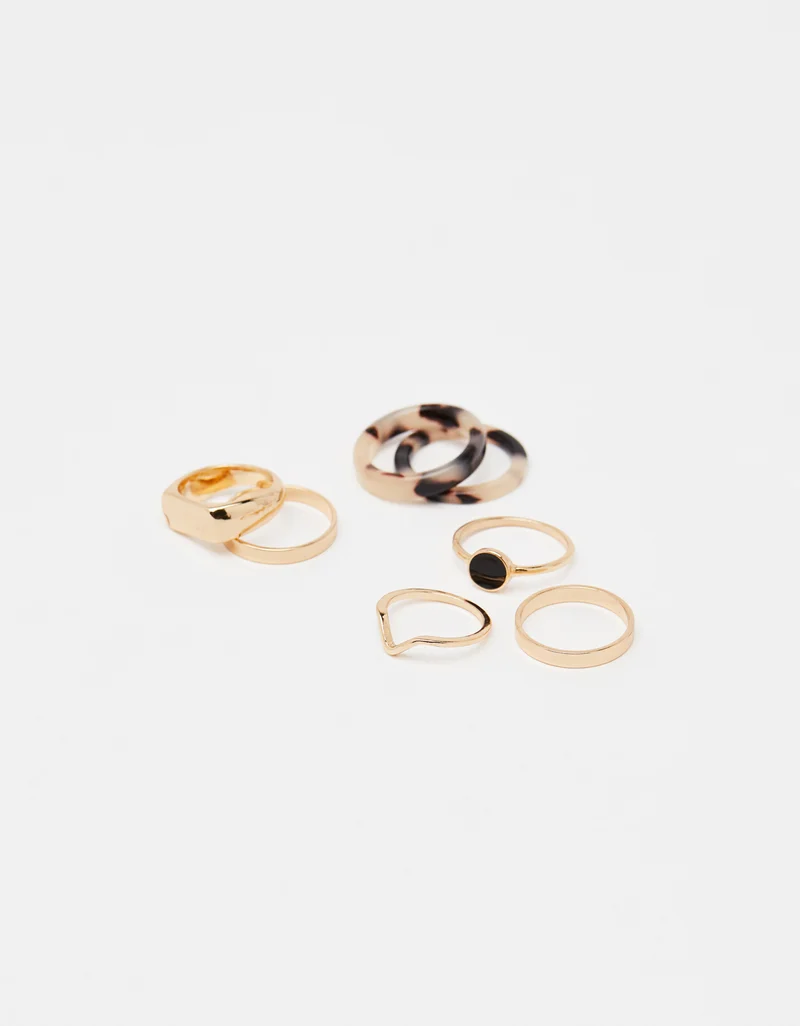 Set of combined rings