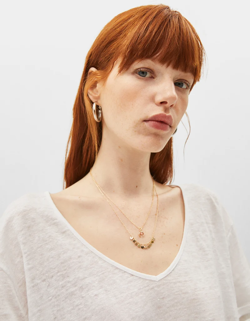 Set of chain necklaces