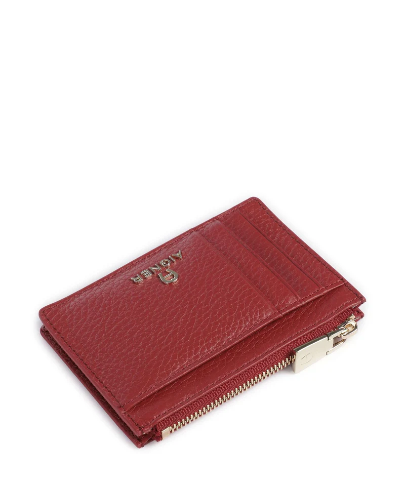 Aigner Fashion Kreditkartenetui burnt red