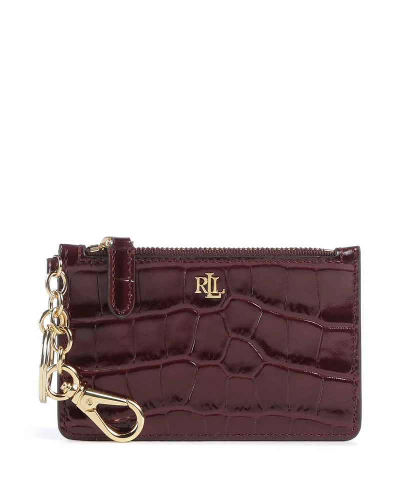 Lauren Ralph Lauren Small Kreditkartenetui dark garnet