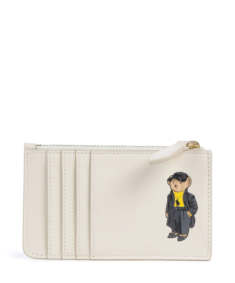 Polo Ralph Lauren Bear Holiday Kreditkartenetui ivory
