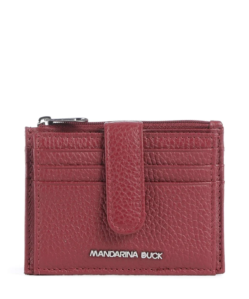 Mandarina Duck Mellow Leather Kreditkartenetui grape